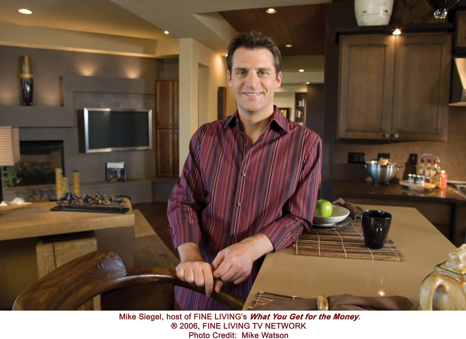 Mike Siegel hosting for Fine Living