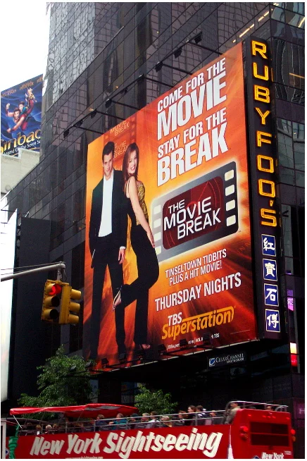 Mike Siegel on a New York billboard